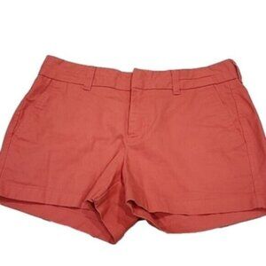 Gap City 3" Shorts Coral khakis Mid-rise 29" waist women's 0